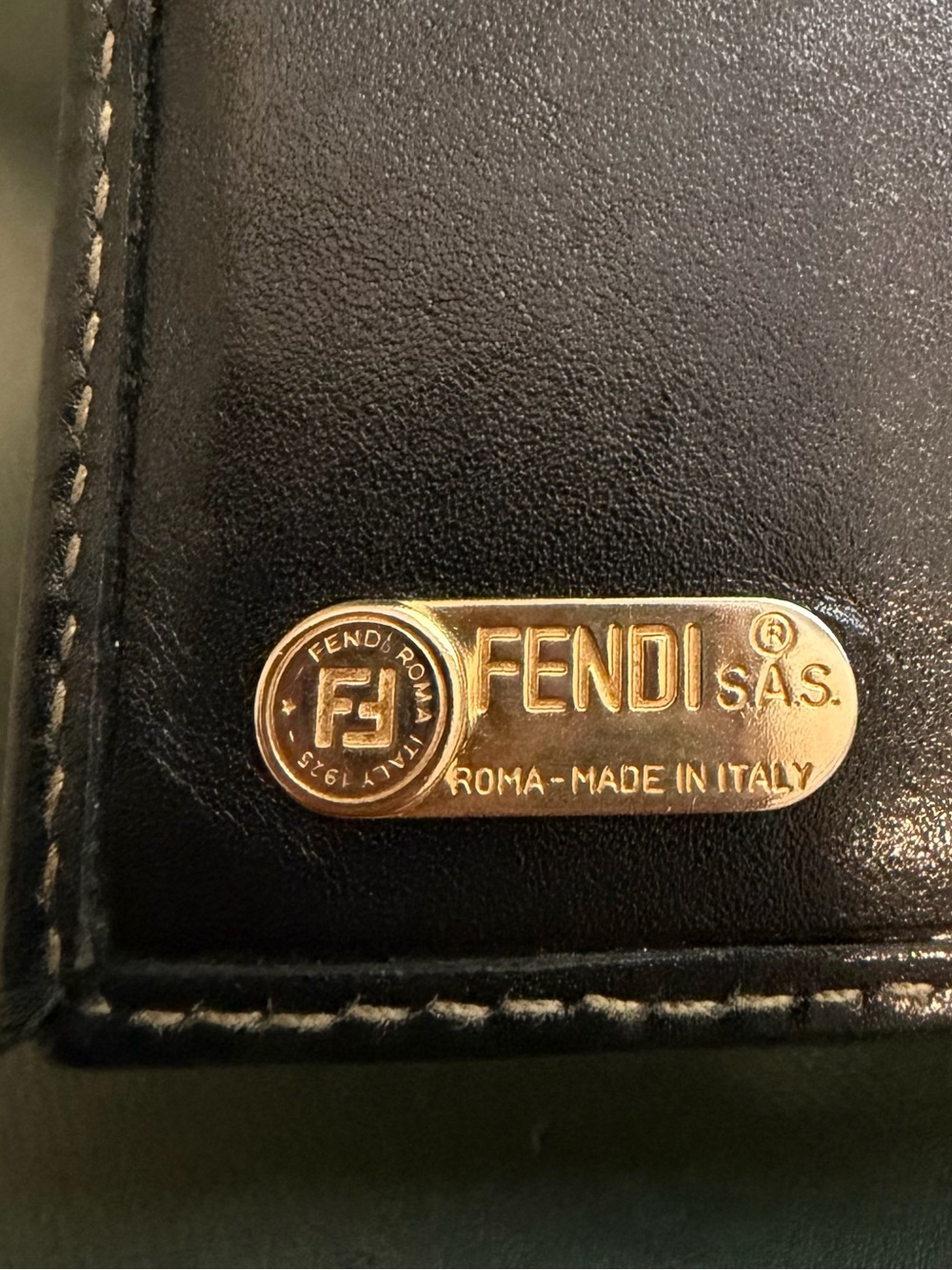 Fendi Vintage Bifold Wallet Brown Zucca Canvas & Leather – Made in Italy - Picture 2 of 9